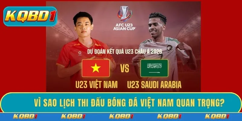 Vì sao lịch thi đấu bóng đá Việt Nam quan trọng?